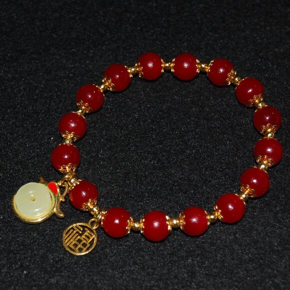 Good Fortune Bracelet,Lucky Bracelet,Gemstone Bracelet,Money,Prosperity,Wealth - Picture 1 of 2